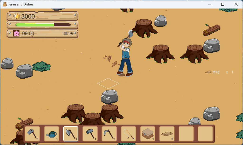 《牧场与料理》像素风农场经营SLG：官中动态版上线图片-3