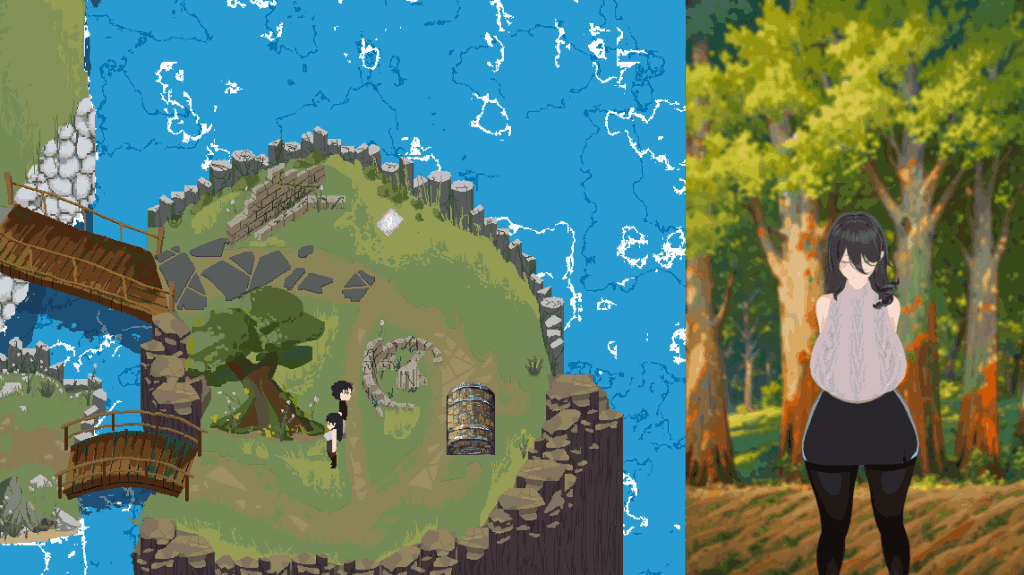 《噩梦侵蚀 NTR循环 Dev1》PC互动SLG新作：像素风官中动态体验图片-2