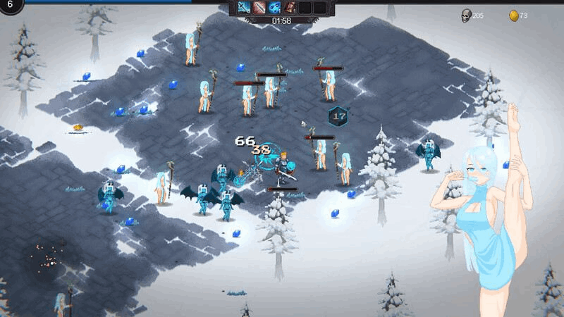 神灵后宫 HaremOfGods PC像素ACT版 官方中文版 885M完整资源 | 动态战斗像素游戏图片-3