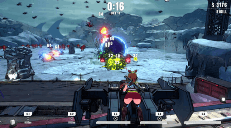 御炮少女 STEAM 官方中文版 | NANAIRO ENTERPRISE 开发爆衣塔防 SLG | 全动态中文内容 | 适配 PC 平台 700M 新作图片-1