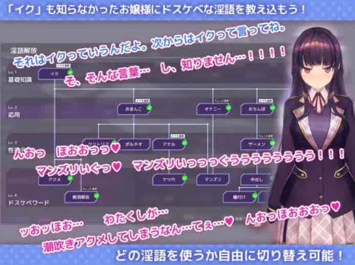 清纯大小姐养成模拟 洗脳アプリで清楚なお嬢様を育成するシミュレーション：PC 端官中策略佳作来袭